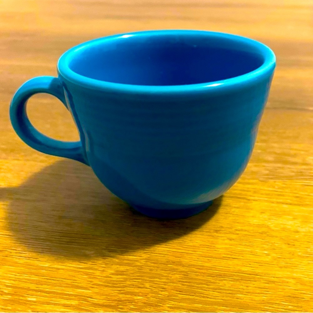 Fiestaware Peacock Blue Teacup
